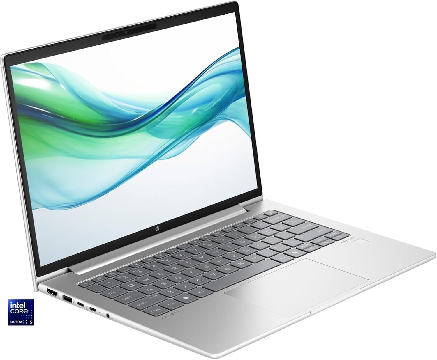 HP ProBook 440 G11 - Intel Core Ultra 5-135U, 16GB DDR5 5600 / 512GB PCIe NVMe M.2 SSD, FreeDOS, 14" WUXGA, Fingerprint Reader, Pike Silver, 1 Year Warranty