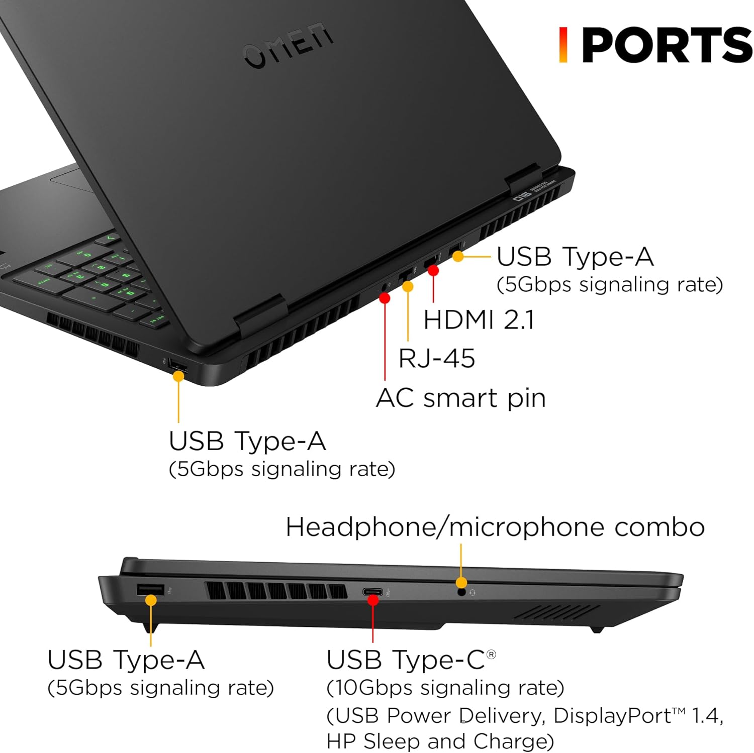 HP OMEN Slim Gaming Laptop 16-AN0075CL – Ultra 9 285H, 32GB RAM DDR5 5600Mhz (2x16), 1TB SSD Gen 4, 16”Windows 11 home,Nvidia Geforce RTX 5070 8GB Graphics 1 Year warranty - Image 3